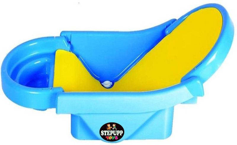 Stepupp New born baby bath tub foldable and for 0 to 12 months baby(Blue)