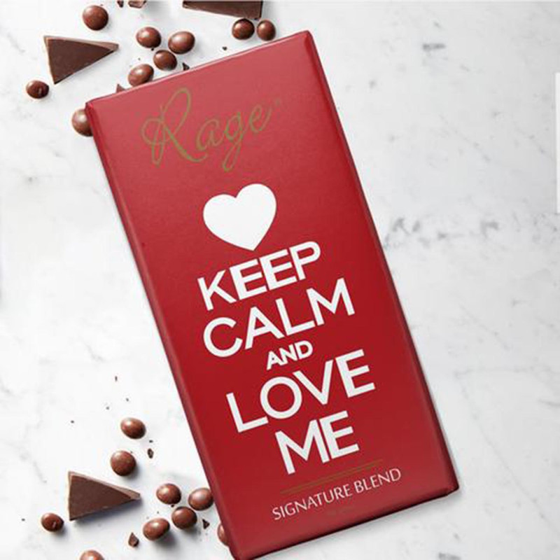 Rage Keep Calm and Love Me Signatur Chocolate Bars(90 g)