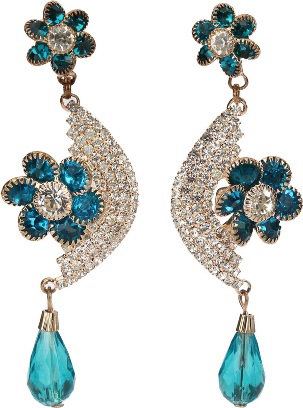 divine fashion 9 Beads Copper Jhumki Earring