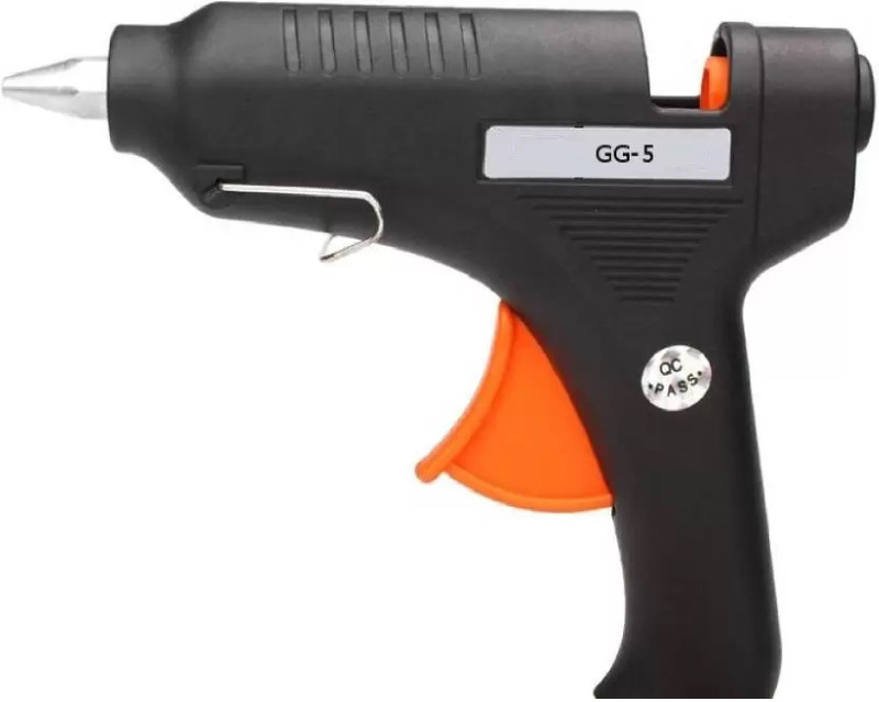 stickum 40 Watt/ black /Hot Melt Glue Gun/trigger-fed gun With 08 Glue Sticks for multi use - paper ,wood , leather, fabric, PU (11 mm) Standard Temperature Corded Glue Gun(11 mm)