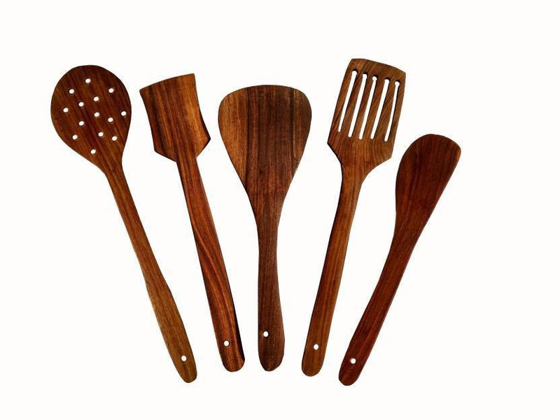 nature crafts NC-002 Nature crafts - 002 Brown Kitchen Tool Set(Brown)