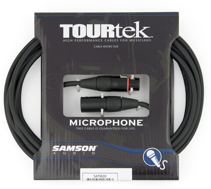 Samson TM-20 Tourtek Microphone Cable(Black)
