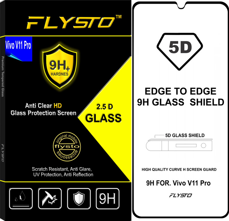 flysto Tempered Glass Guard for Vivo V11 Pro(Pack of 1)