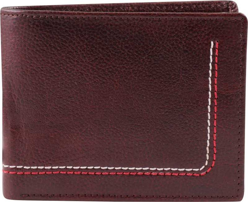 preeti designs Men Formal Brown Genuine Leather Wallet(3 Card Slots)