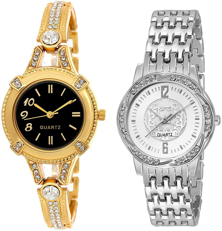 indicare ps15 metal belt combo wrist watch latest model watch girl party and function special festival Analog Watch  - For Women