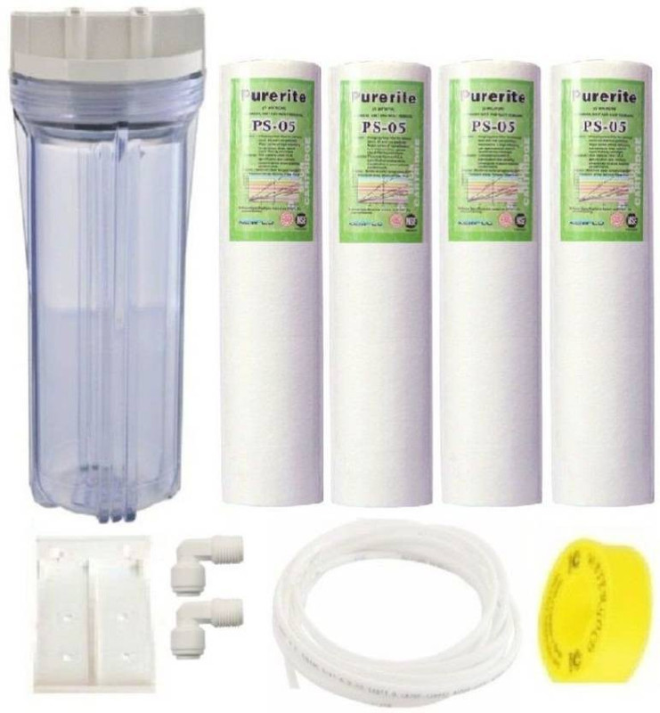 aqua pure grand transparent housing Solid Filter Cartridge(5, Pack of 3)