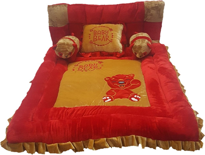 pinks n blues Velvet Bedding Set(Red)