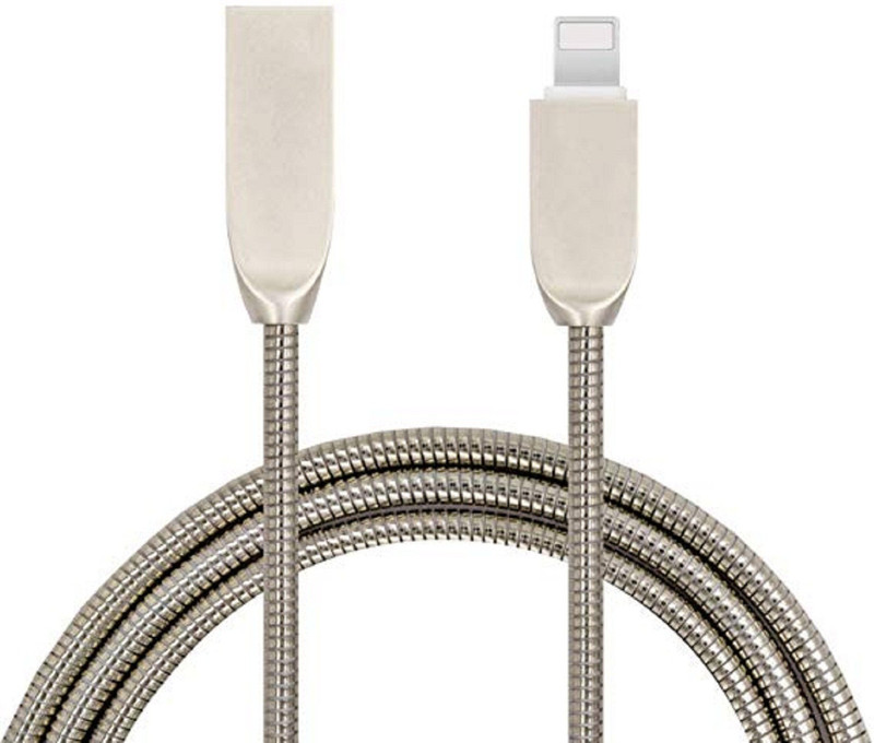 livewell Micro USB 2.4 Amp, Stainless Steel and Aluminum Alloy Fast Charging 0.9 m Micro USB Cable(Compatible with mobile charger, White, Sync and Charge Cable)