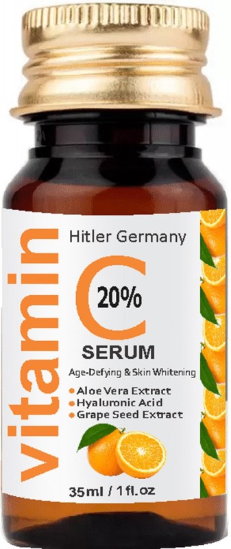 hitler germany Naturals  C Serum For Anti Aging Fairness and Skin Lightening, Facial Serum With  C 20% Hyaluronic  Jojoba Oil and Pure Aloe Vera - 35 ml(35 ml)