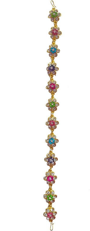 beauty plus collection RAJPUTI MULTI FLORAL SHEESHFOOL Hair Chain(Multicolor)