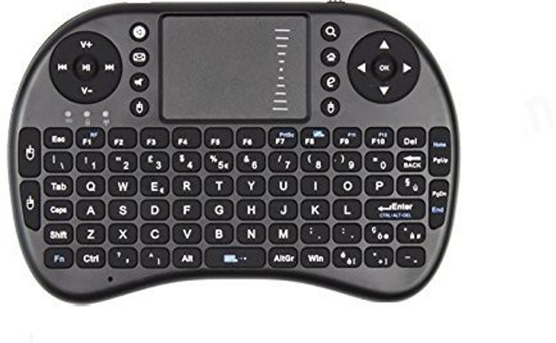 mobifox Mini_keyboard_01 Bluetooth, Wired USB, Wireless Gaming Keyboard(Black)