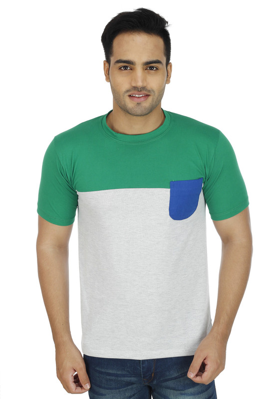 sober estilo Solid Men Round Neck Multicolor T-Shirt