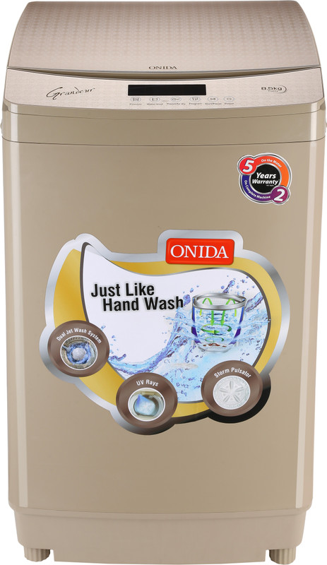 Onida 8.5 kg Fully Automatic Top Load Gold(GRANDEUR 85 GOLD)