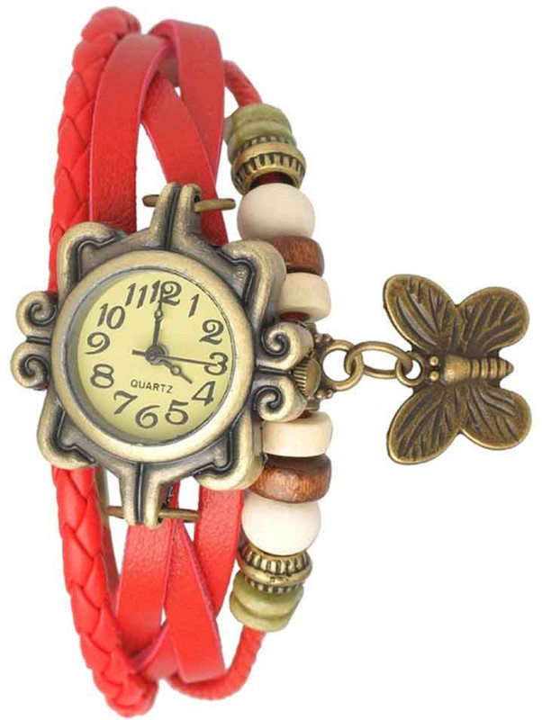 snapcrowd SCDORIBLACK Butterfly Dori Analog Dial Leather Dori Strap Watch Analog Watch  - For Girls