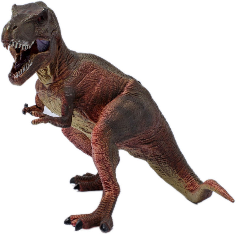 buycreativelife Tyrannosaurus/Carnotaurus T-Rex Dinosaur Toy 12 Inch - for Kids - Big Realistically Detailed Animal Figure(Brown)