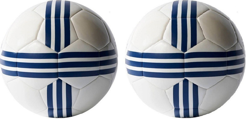 skyward Real Madrid (Pack Of 2 Balls ) Football - Size: 5(Pack of 1, White, Blue)
