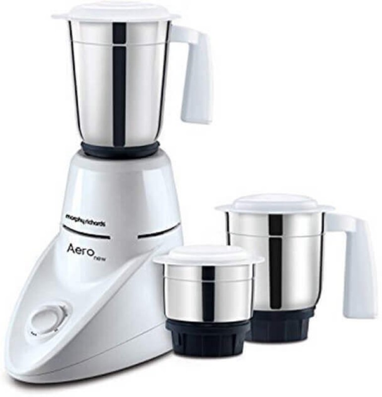 Morphy Richards AERO NEW 500 Mixer Grinder(White, 3 Jars)