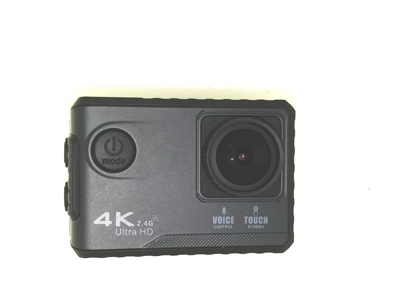 Mobilegear Sports series 4K Ultra HD 20MP WiFi Sports Action Camera - Black (Voice Control, Touch Screen, with Remote Control) Sports and Action Camera(Black, 20 MP)