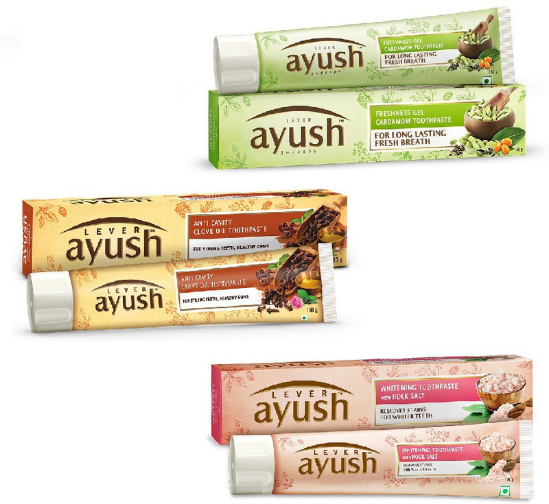 ayush combo pack Toothpaste(80 g, Pack of 3)