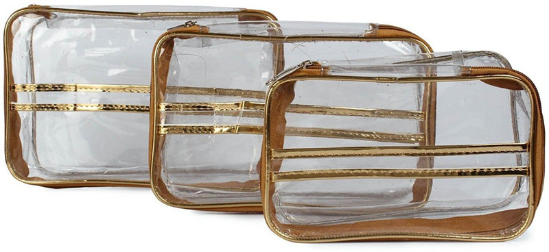 vibgyor Cosmetic Pouch(Gold)