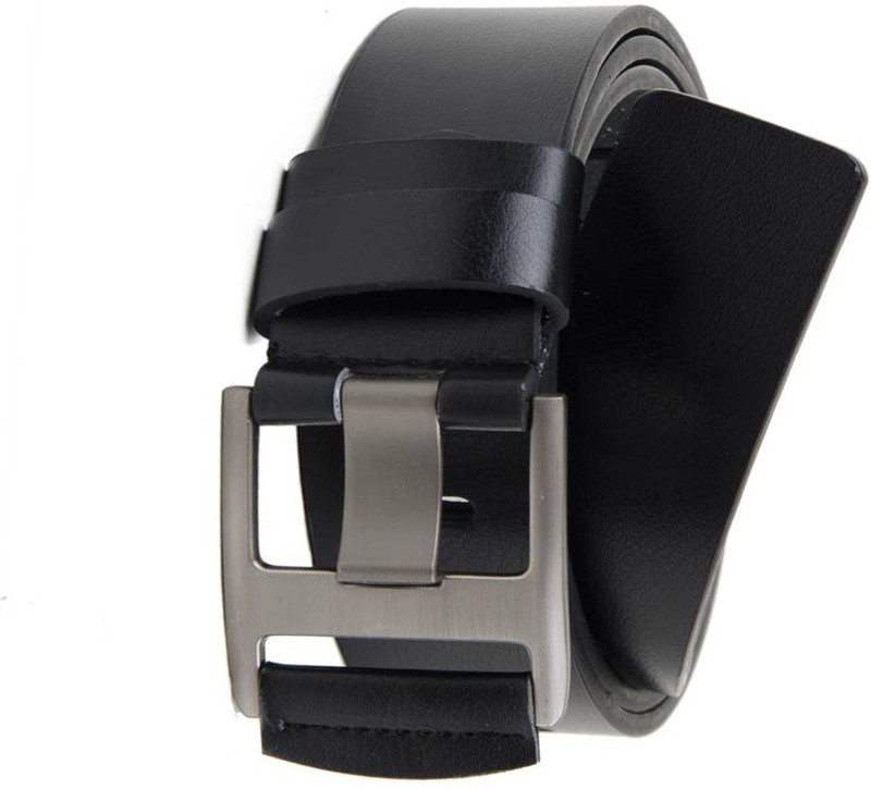 Variety & Capture Men Casual Black Artificial Leather Belt Variety & Capture Men Casual Black Artificial Leather Belt