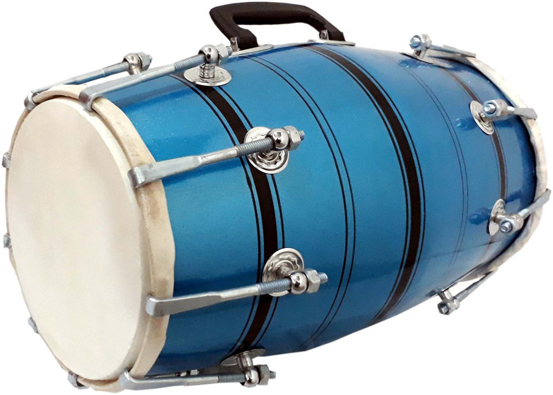 A1music 12 Nut & Bolts Dholak(Blue)