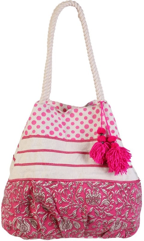 Pickpocket Women White, Pink Shoulder Bag