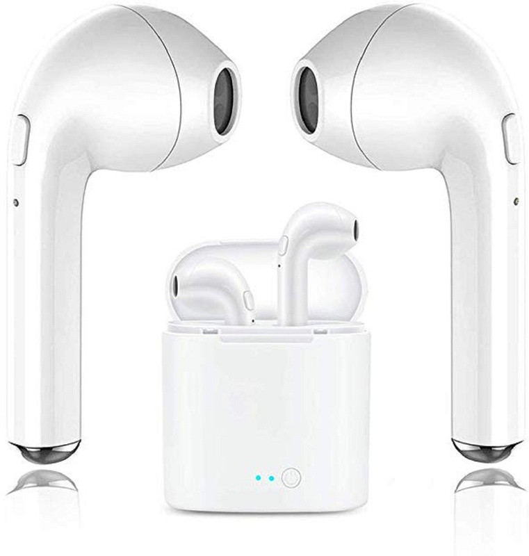 livewell ÃÂ i7 TWS Twins (Dual L/R) True Wireless Earbuds Mini Bluetooth Bluetooth Headset with Mic(White, In the Ear)