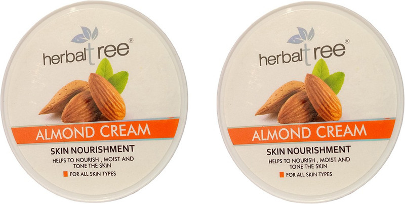 herbaltree HT ALMOND CREAM SKIN NOURISHMENT 180G PACK OF - 2(360 g)