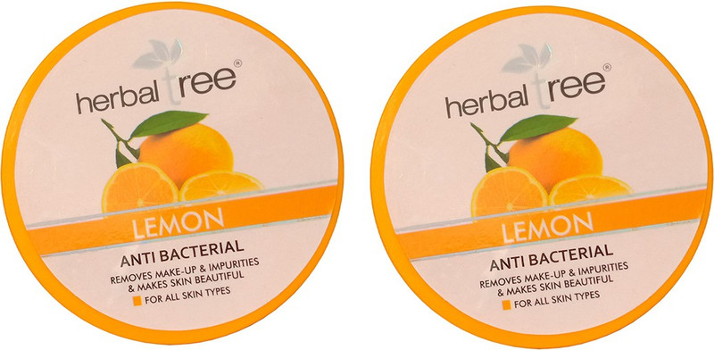 herbaltree HT LEMON CREAM ANTI BACTERIAL REMOVES MAKE - UP & IMPURITIES & MAKES SKIN BEAUTIFUL 180G PACK OF - 2(360 g)
