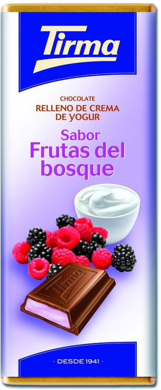 tirma Milk Chocolate Filled With Fruit Of The Forest Flavoured Yogurt Cream Bars(95 g)
