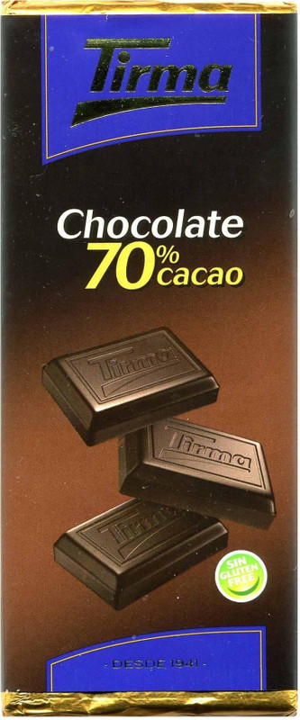 tirma 021994 Chocolate 70 Cocoa Bars(75 g)