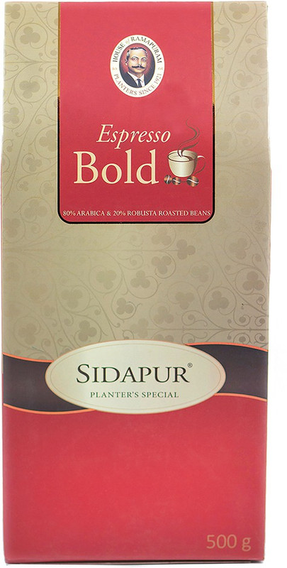 sidapur Espresso Bold. Premium Roasted Whole Bean Coffee for Espresso Machines. Filter Coffee(500 g)