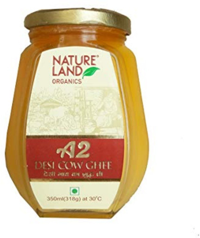 Natureland Organics A2 Cow Ghee 350 ml Glass Bottle Natureland Organics A2 Cow Ghee 350 ml Glass Bottle