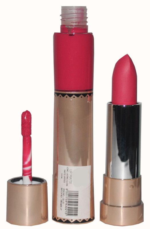 verma brends Lip Matte Long Lasting Gloss & Matte lipstick 2 in 1 (6 g, lite pink(6 ml, pink)