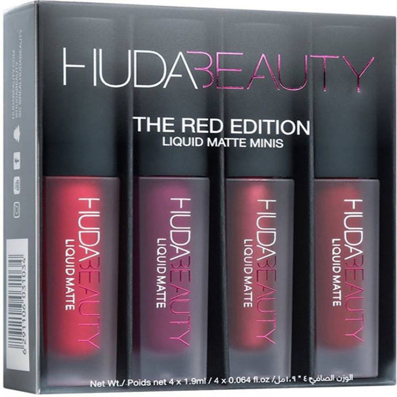 Huda Beauty The Red Edition Liquid matte Minis(Red, 2.5 ml)