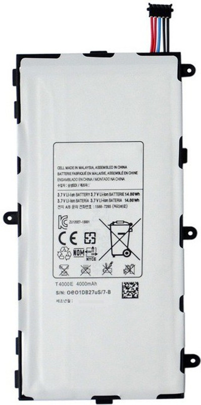 parfaitron Mobile Battery For Samsung Galaxy TAB3 TAB 3 T210 T211 T217 T2105 (T4000E, 4000mAh)