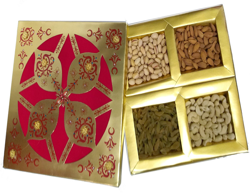 Bellanuts Dry fruit Gift Pack (KBBG-2) Assorted Fruit(2 x 350 g)