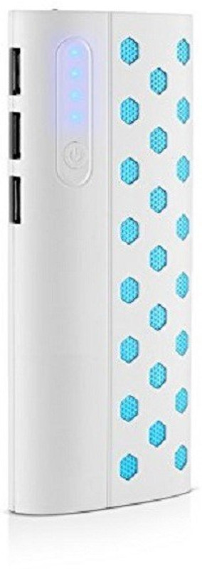 omnitex 20000 Power Bank (New Dotted, portable battery charger)(White, Lithium-ion)