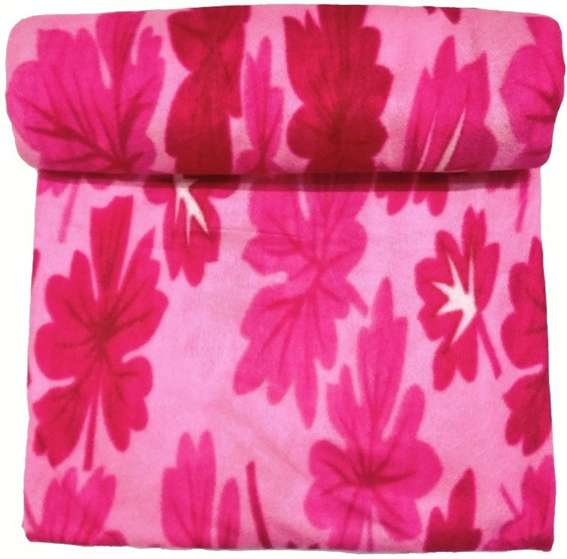 dua fashion hub Pink Double Quilt/Razai Cover Wool Batting(80 inch x 90 inch)