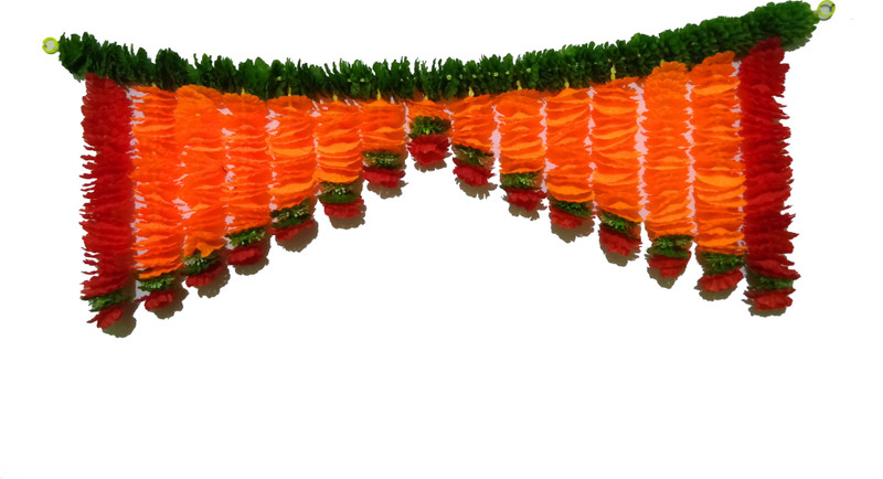 afarza artificial flower toran for door hanging home decoration diwali decoration Toran(42x15 inch size cloth n plastic)