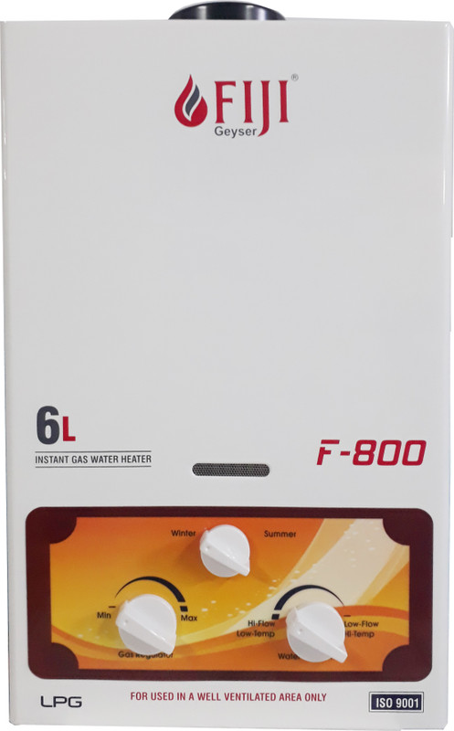 fiji aqua 6 L Gas Water Geyser (Fiji gas gyeser, White)