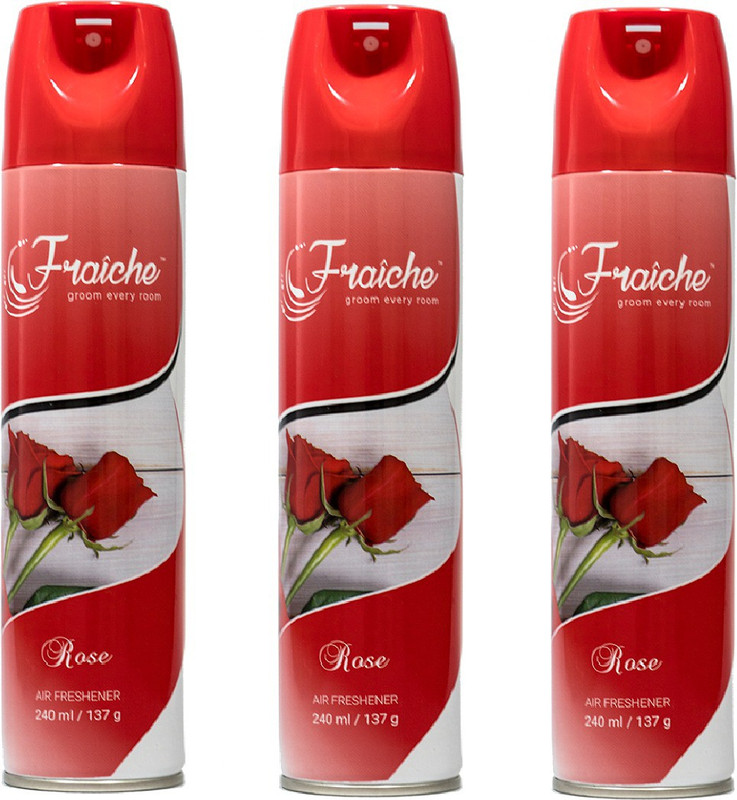 fraiche rose Spray (Pack of 3)(720 ml)