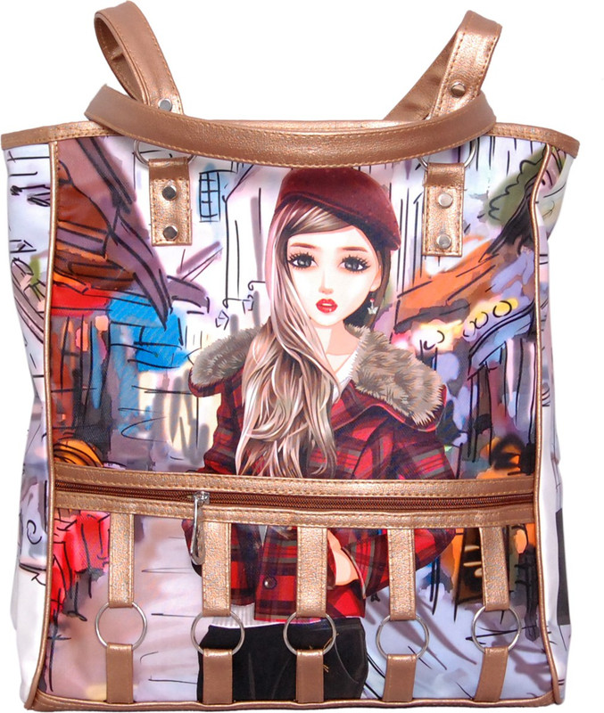 qooqle GOLDEN COLOR DOLL GIRLS Shoulder Bag(Gold, 10 L)