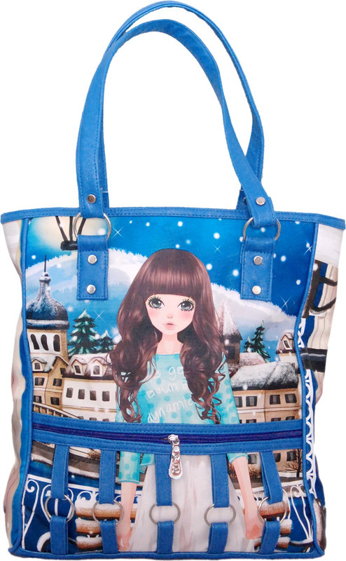 qooqle BLUE COLOR DOLL GIRLS Shoulder Bag(Blue, 10 L)