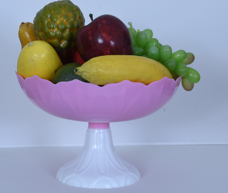doma Fruit stand Plastic Fruit & Vegetable Basket(Pink)
