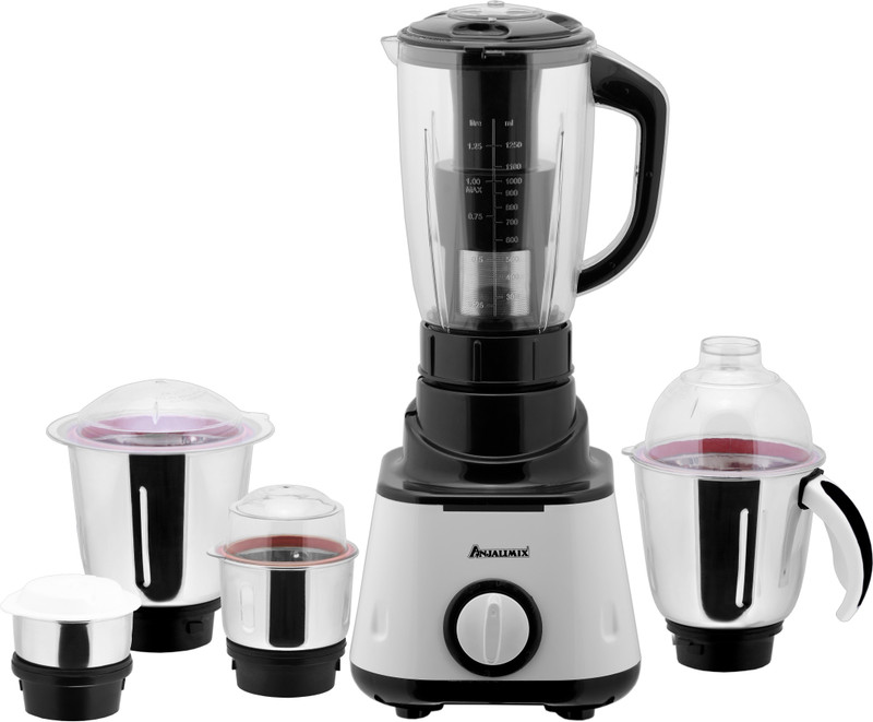 ANJALIMIX O-megaBlack 5jarblk600 600 Mixer Grinder(Black, 5 Jars)