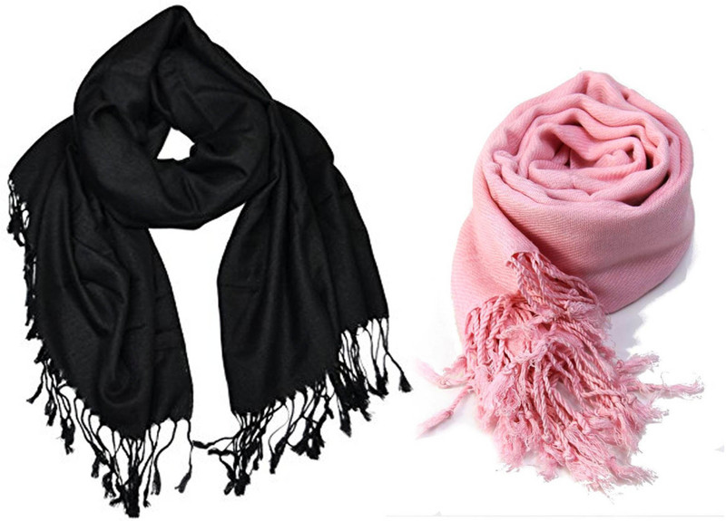 VR Designers Solid Cotton Viscose Blend Men & Women Stole, Scarf
