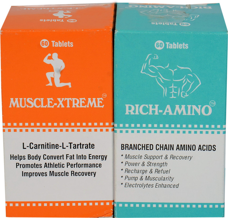 muscle xtreme MUSCLE-XTREME+RICH-AMINO(120 mg)