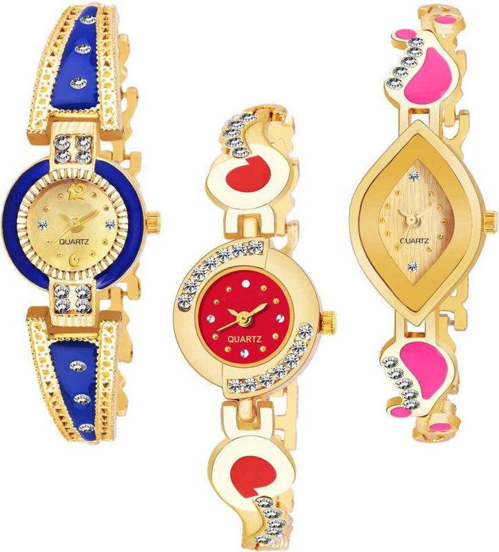 phoenixbirds Combo Pack 3 Best Artist Designer Party-Wedding Bangle Watch For Women & Girls PC-12(03) Watch - For Girls Analog Watch  - For Women